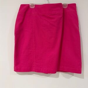 Women's Hot Pink Straight Skirt